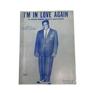 Im In Love Again Sheet Music Antoine Domino Dave Bartholomew Fats Domino
